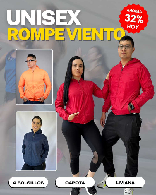 Chaqueta Rompeviento Unisex