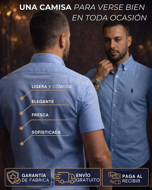 Camisa Hombre Manga Corta