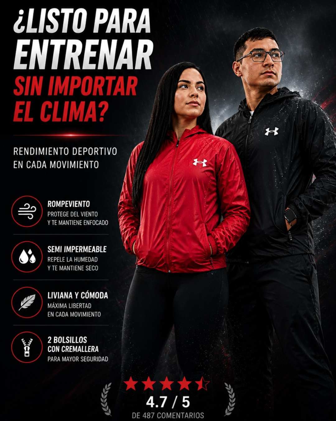 Chaqueta Rompeviento Unisex