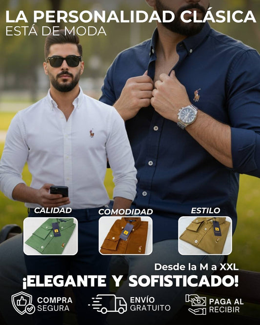 Camisa Clásica Manga Larga
