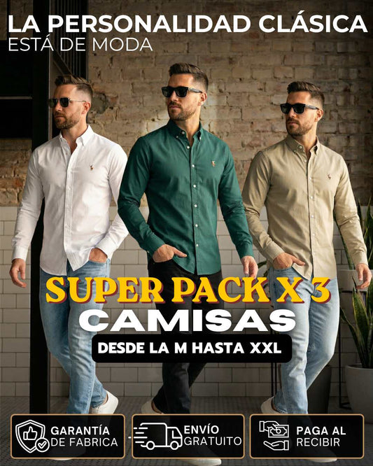 Clásica Manga Larga Caballero