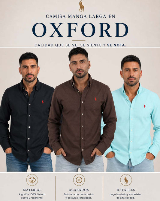 Camisa Manga larga en Oxford